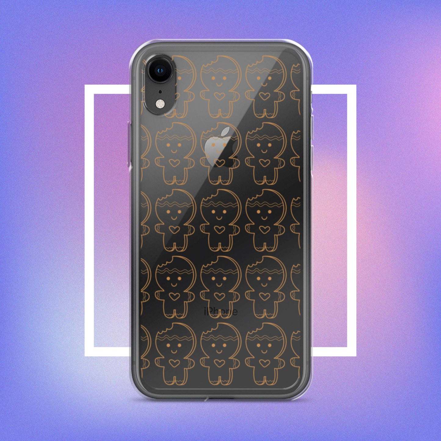 Gingerbread Man - Clear Case for iPhone®