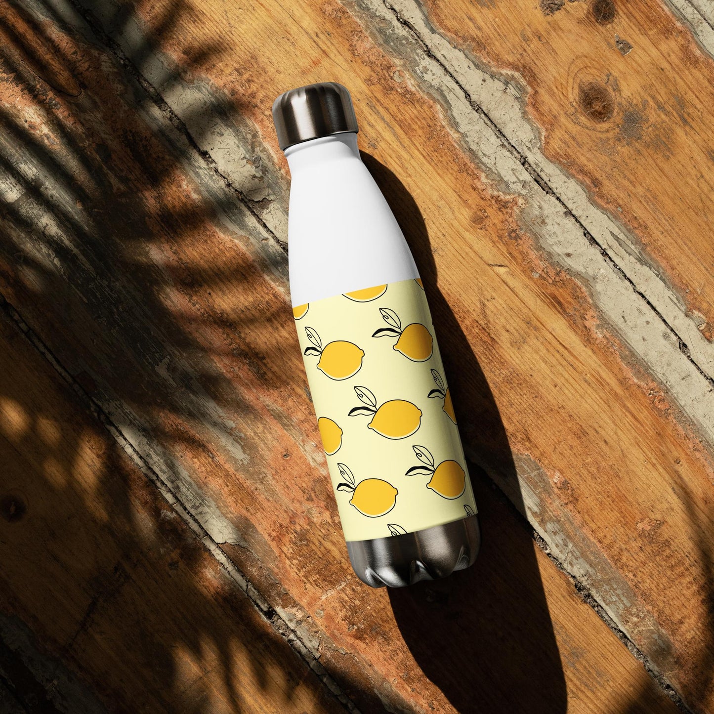 Lemons Stainless Steel Water Bottle