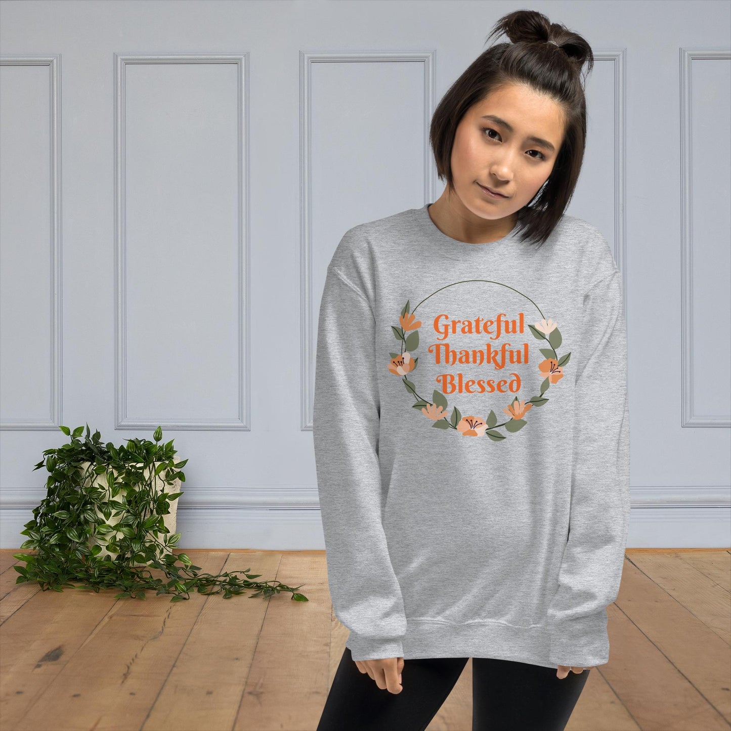 Grateful, Thankful, Blessed - Unisex Sweatshirt