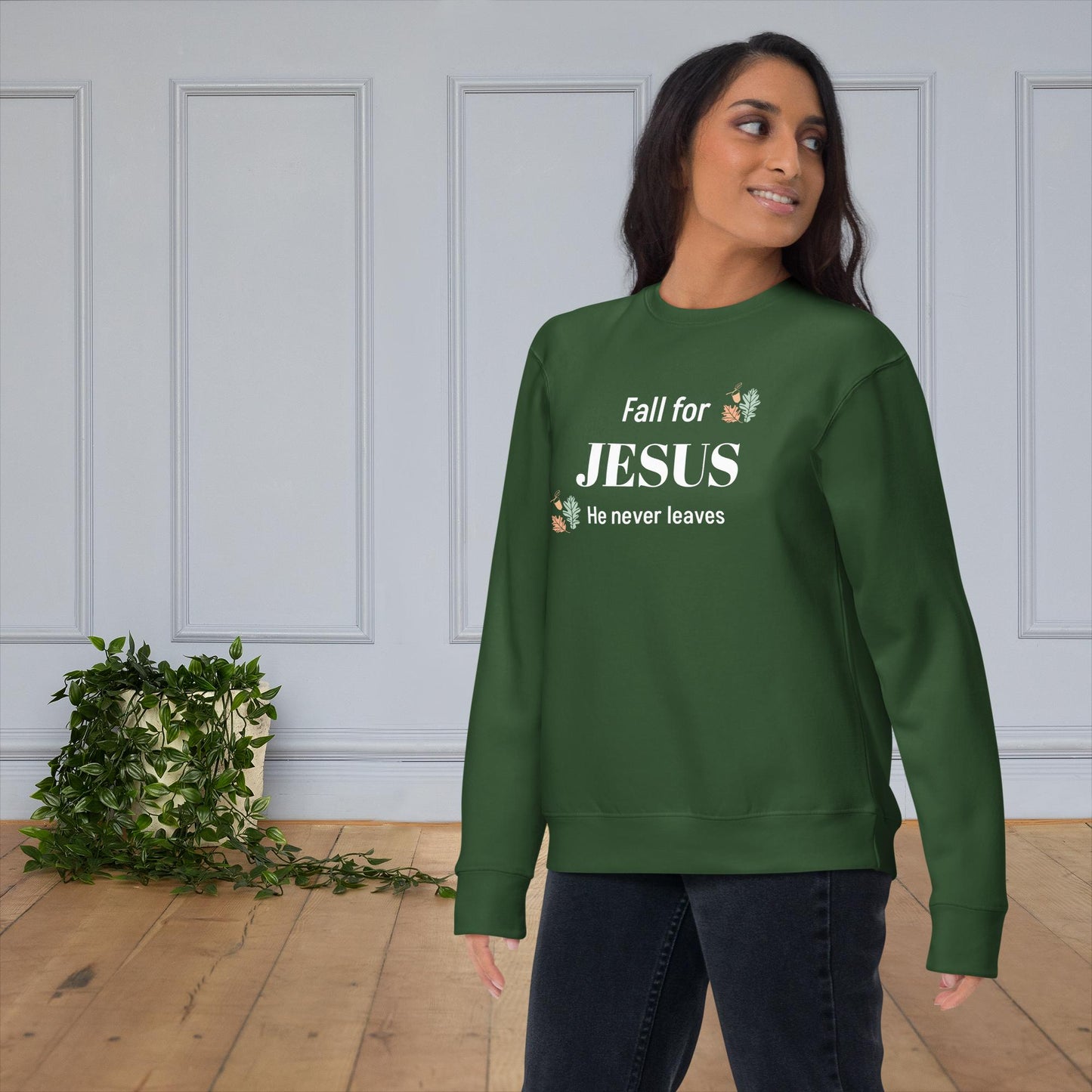 Fall for Jesus - Unisex Premium Sweatshirt