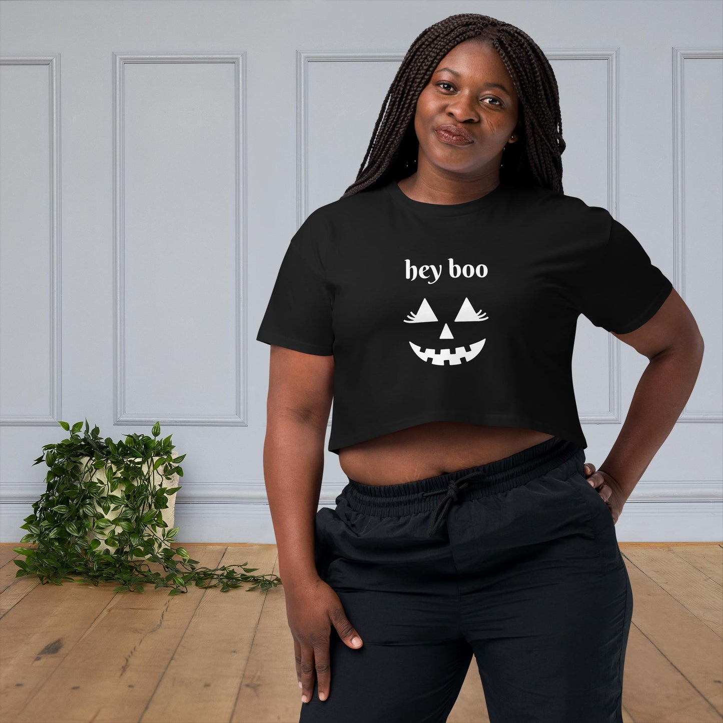 Hey Boo - Women’s crop top